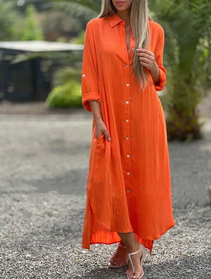 Wenden - Buttoned Summer Dress for Women