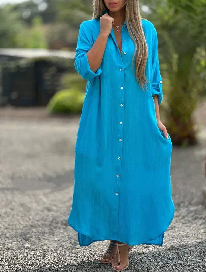Wenden - Buttoned Summer Dress for Women