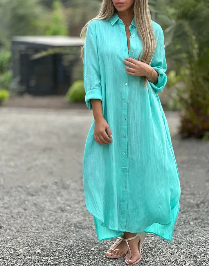 Wenden - Buttoned Summer Dress for Women