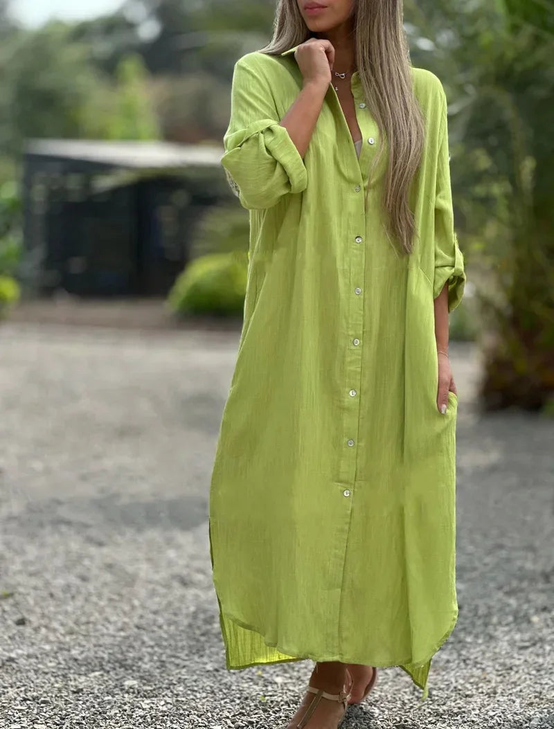 Wenden - Buttoned Summer Dress for Women